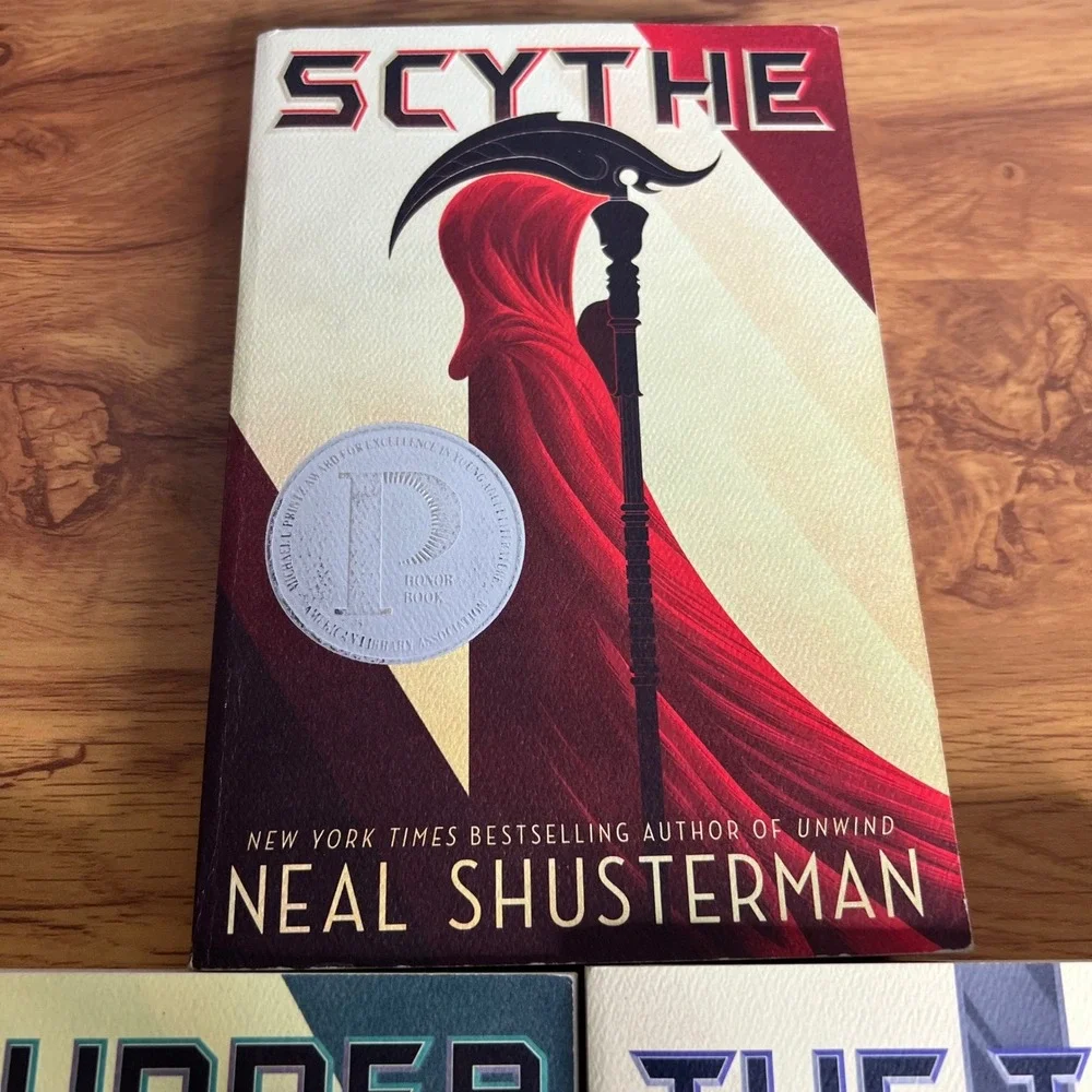 Neal Shusterman Arc Of Scythe Trilogy Set Scythe Thunderhead The Toll Paperback‎